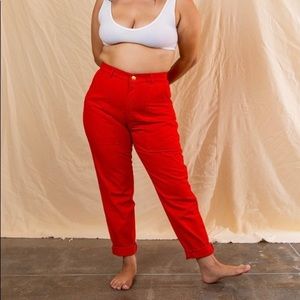 Big Bud Press Mustang Red Pencil Pants